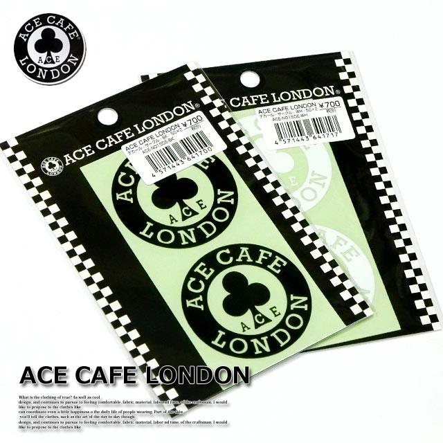 エースカフェロンドン 抜きサークル ステッカー 2枚SET カッティングシート ACE CAFE LONDON ace-n015de｜02brand