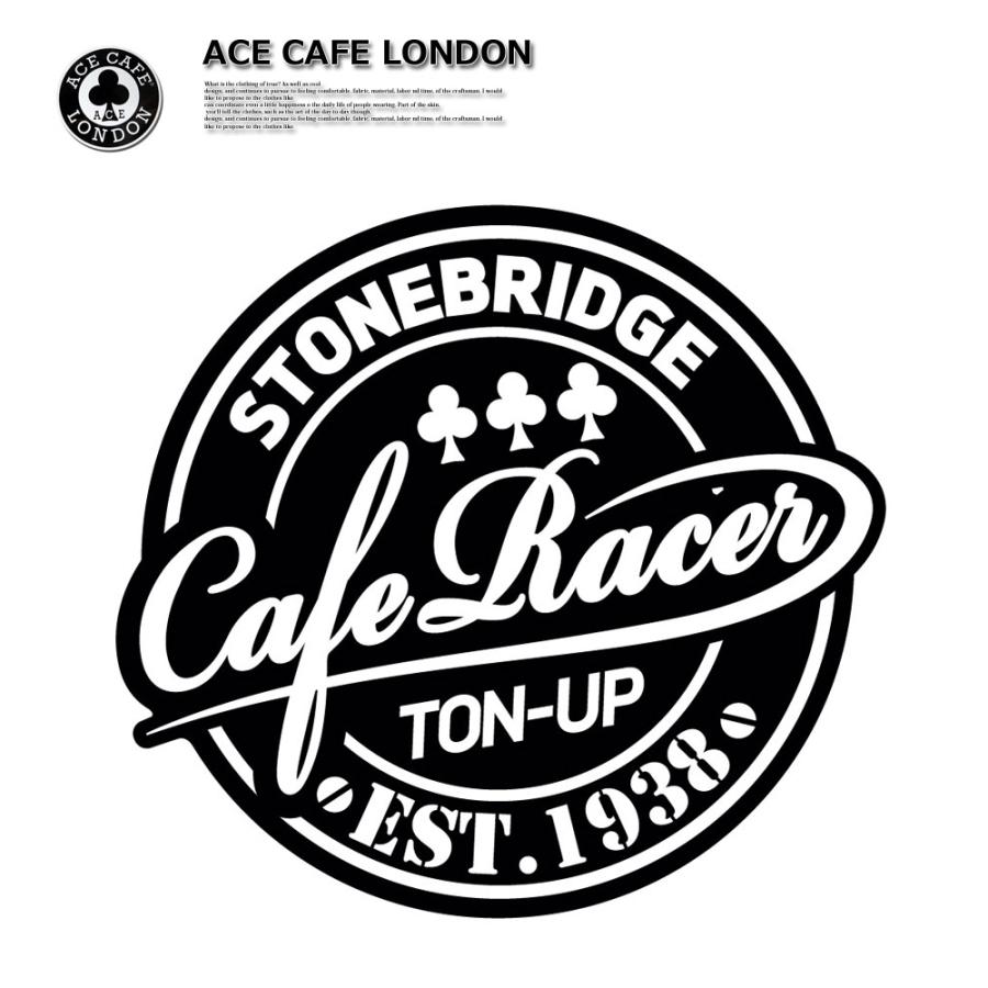 エースカフェロンドン サークルCafe Racer ステッカー デカール 新作2023-2024年モデル ACE CAFE LONDON ace-n024de｜02brand｜02