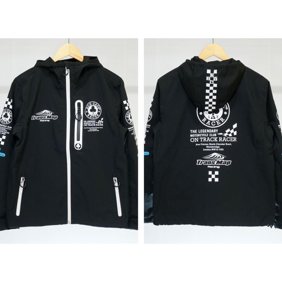 ACE CAFE LONDON AR ナイロン ダブルジップジャケット