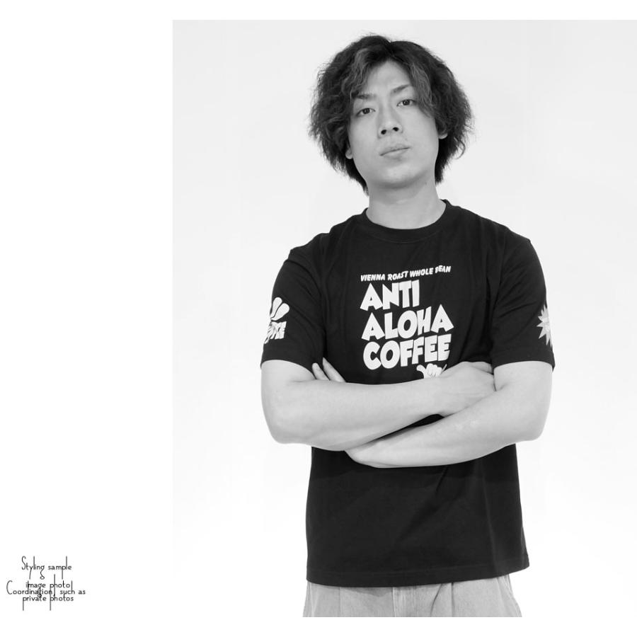 アンチ ALOHA COFFEE ハワイアン 半袖Tシャツ メンズ 新作2023年モデル 