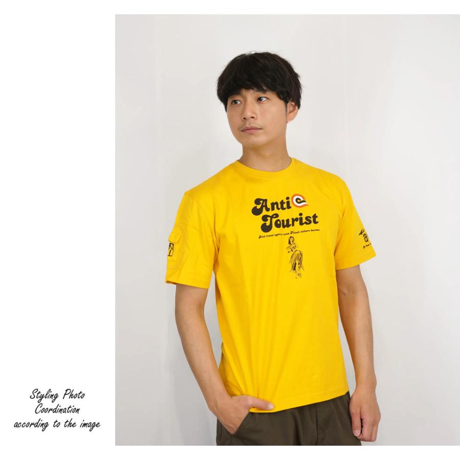 TEDMAN（テッドマン） アンチ アロハ風 アンチツーリスト 半袖Tシャツ