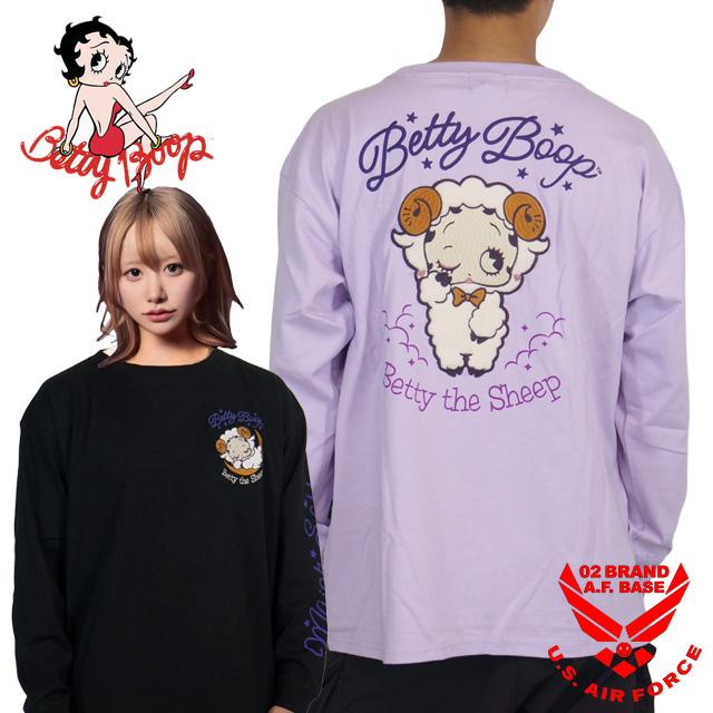 BETTY BOOP（ベティ ブープ） モコモコ着ぐるみベティー刺繍 オーバー