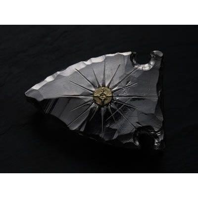 ファーストアローズ 18k付 放射線り矢じりバックル FIRST ARROW's（ファーストアローズ） ポイント2倍!! K18付 放射線彫り
