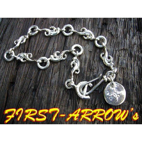 ポイント2倍!! ファーストアローズ 浮きアラベスク唐草彫り チェーン