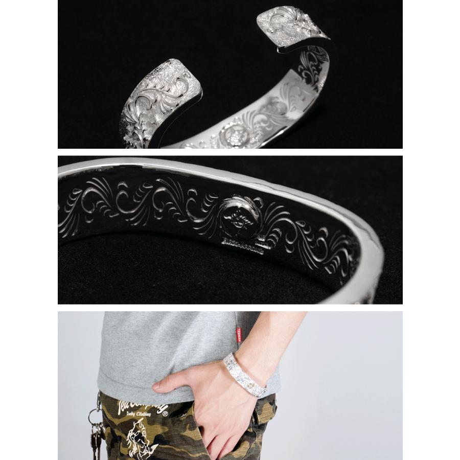 First Arrows 彫刻オープンバングル FIRST ARROW's ポイント2倍!!ファーストアローズ アラベスク唐草