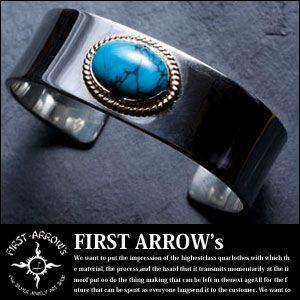 ポイント2倍!! ファーストアローズ 縄K18ターコイズ付 平打20mmプレーンバングル br-092