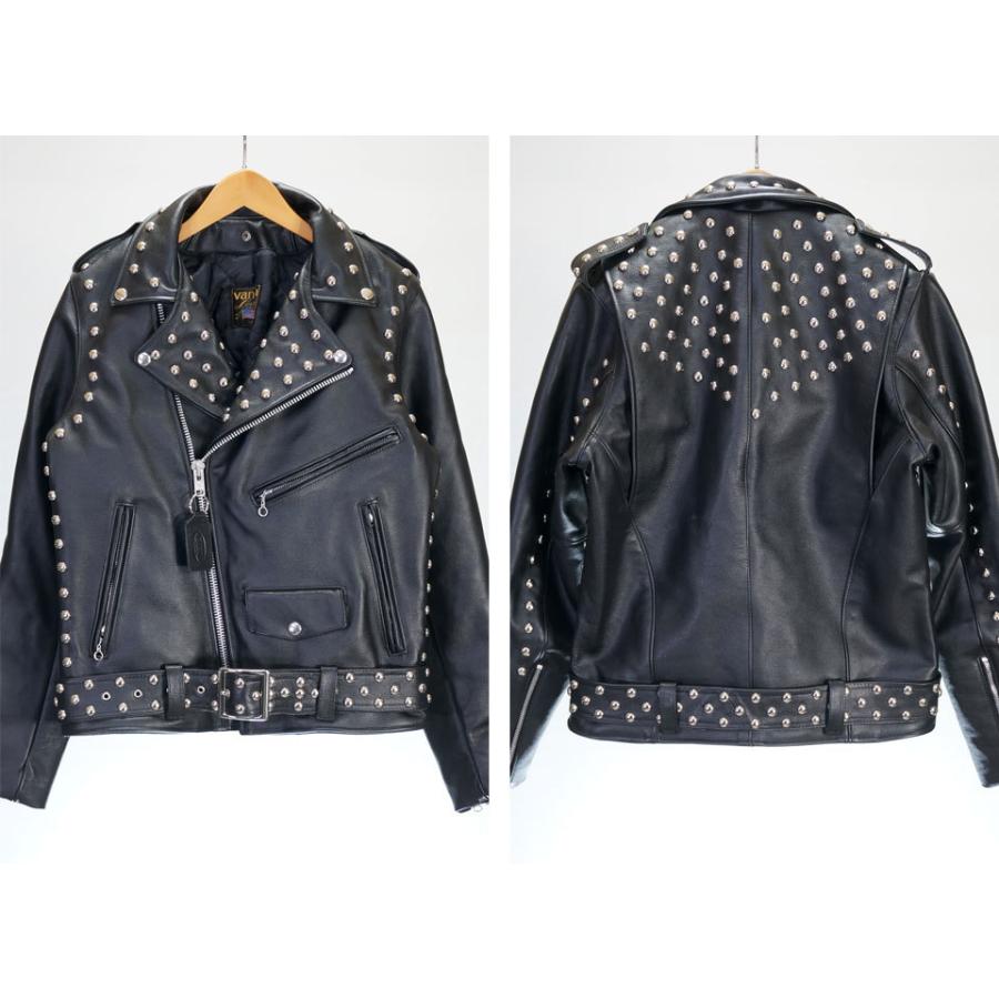 VANSON バンソン スタッズ レザー ダブルライダースジャケット VANSON バンソン スタッズ レザー ダブルライダースジャケット
