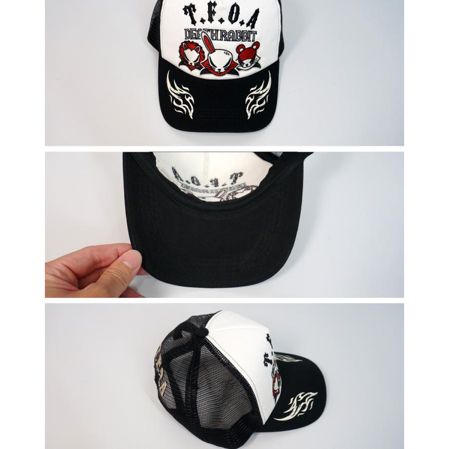 CROWS クローズワースト KKK デスラビット刺繍 メッシュキャップ