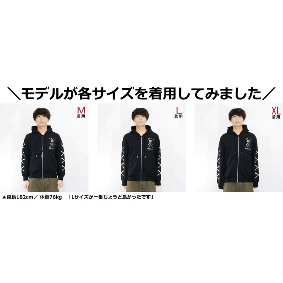VANSON（バンソン） クローズワーストコラボ クロスボーンスカル刺繍