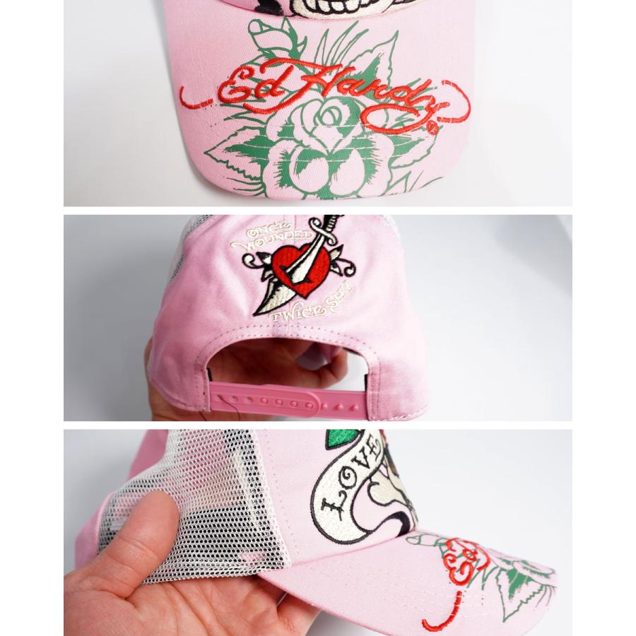 Ed Hardy エド・ハーディー ハートスカル刺繍 ラインスストーン Ed Hardy エド・ハーディー ハートスカル刺繍 ラインスストーン