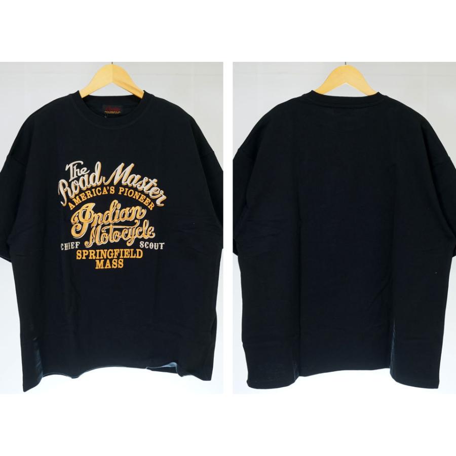 インディアンモトサイクル レタリングロゴ 刺繍 ビッグシルエット 半袖tシャツ メンズ 新作22年モデル Indian Motocycle Ic 2610 楽天