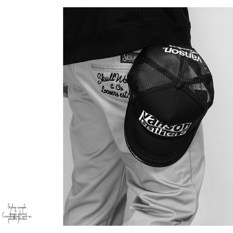 VANSON（バンソン） パイピングテープ メッシュキャップ 帽子 メンズ