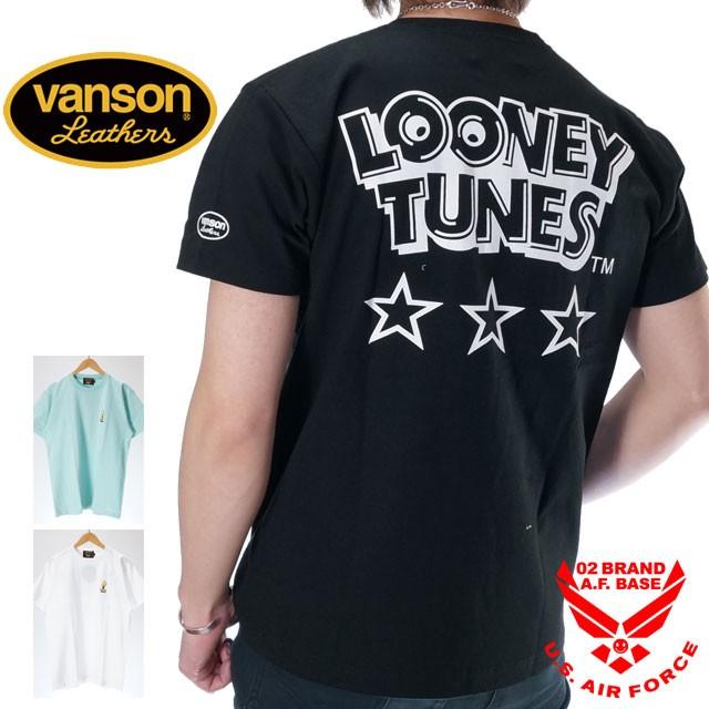 バンソン ルーニーテューンズコラボ ロゴプリント 半袖tシャツ メンズ 新作年モデル Vanson Ltv 16 Ltv 16 02brand ゼロツーブランド 通販 Yahoo ショッピング
