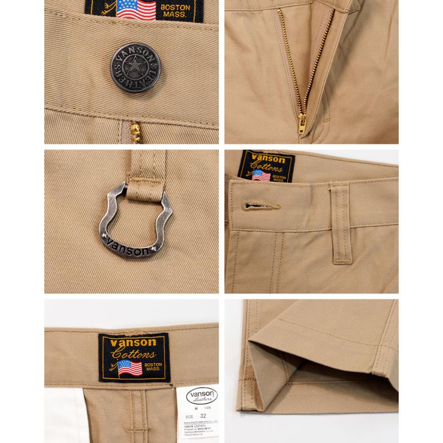 VANSON（バンソン） チノワークパンツ チノパン メンズ VANSON nvbl