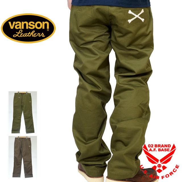 VANSON（バンソン） チノワークパンツ チノパン メンズ VANSON nvbl