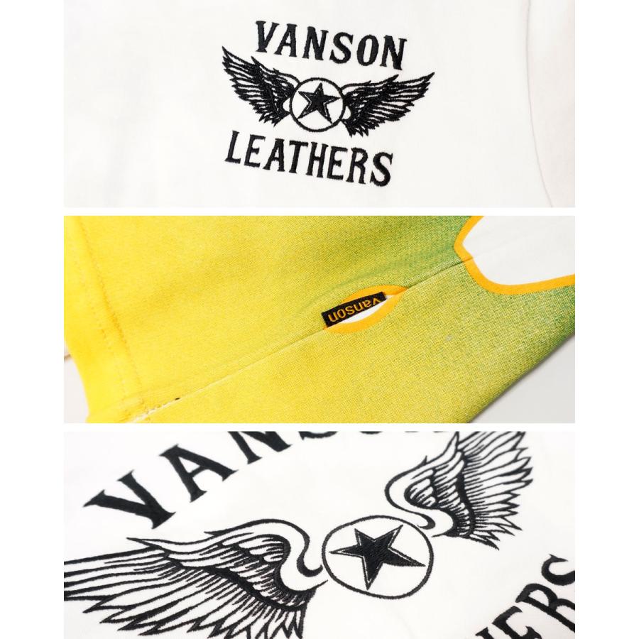 バンソン フライングスターファイヤーパターン 刺繍 長袖Tシャツ ロンTee メンズ 新作2024年モデル VANSON nvlt-2403｜02brand｜13