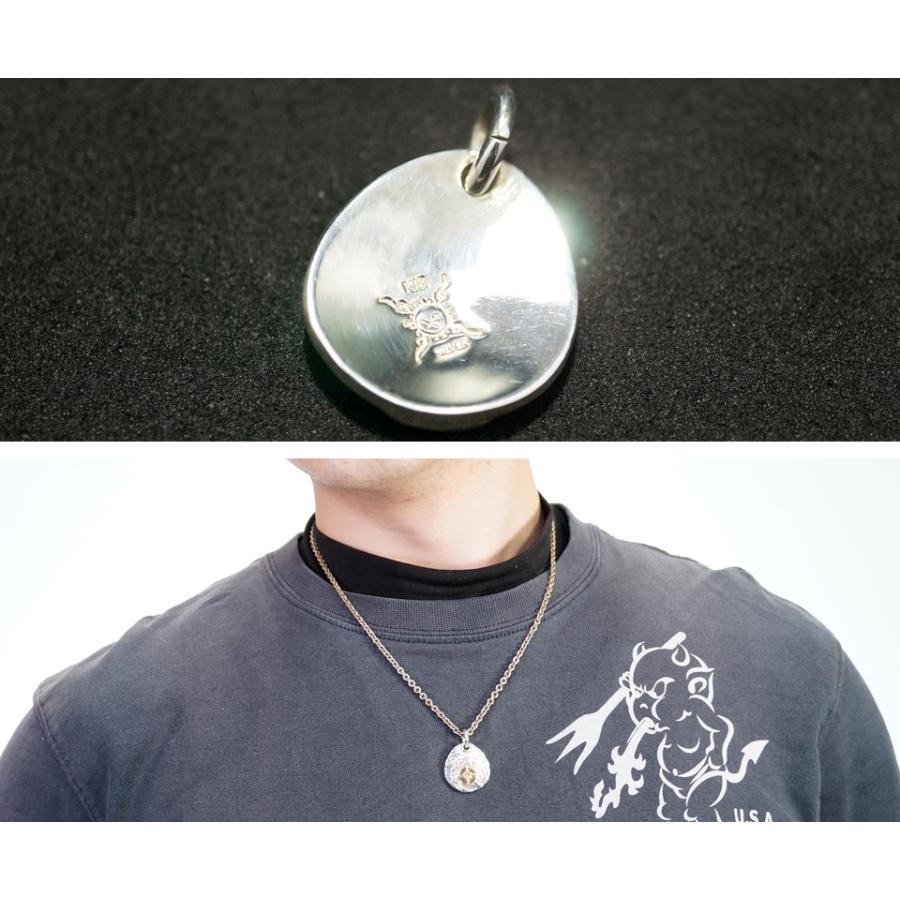 ファーストアローズ　ネックレス　K18 タタキ　メタル(25φ) 楽天市場】ポイント2倍!!ファーストアローズ K18付 放射線タタキ