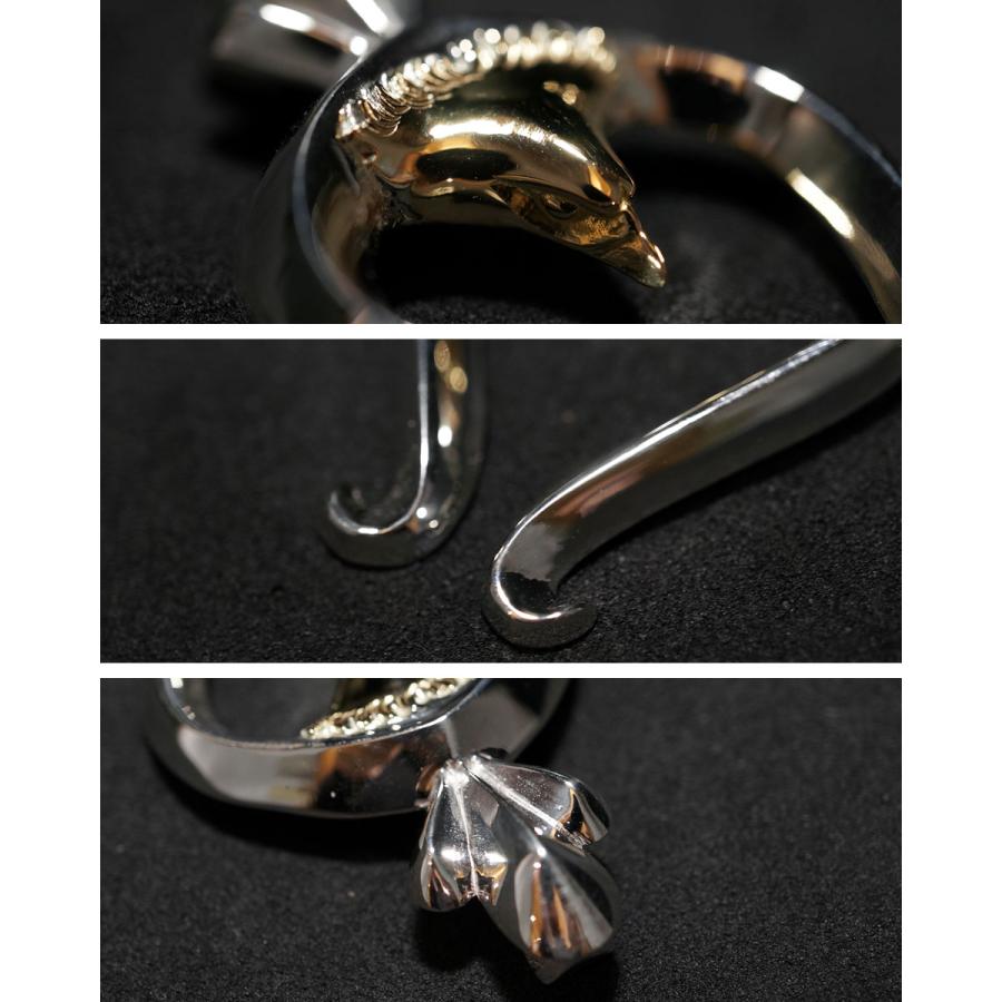 ポイント2倍!!ファーストアローズ K18付き HEAD EAGLE NAJYA Lサイズ ペンダントトップ FIRST ARROWS p-616の画像