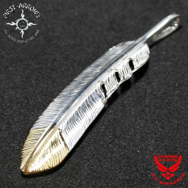 ポイント2倍!!ファーストアローズ 先金フェザー ペンダントトップ Mサイズ ペンダントトップ FIRST ARROWS p-621
