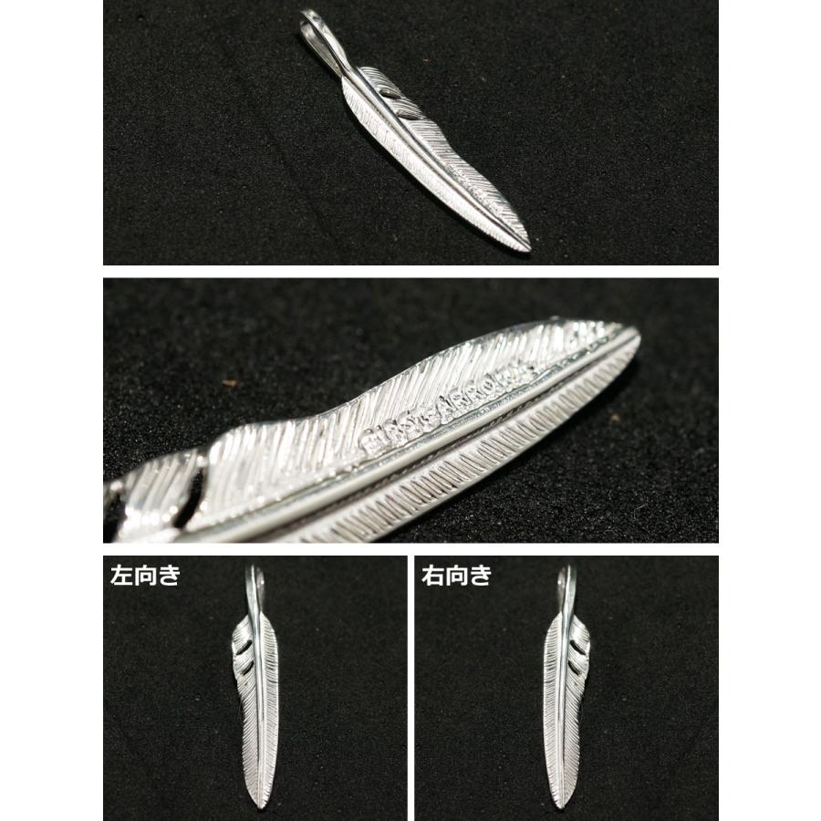 ポイント2倍!!ファーストアローズ プラチナ KAZEKIRIフェザー Sサイズ ペンダントトップ FIRST ARROWS p-823の画像