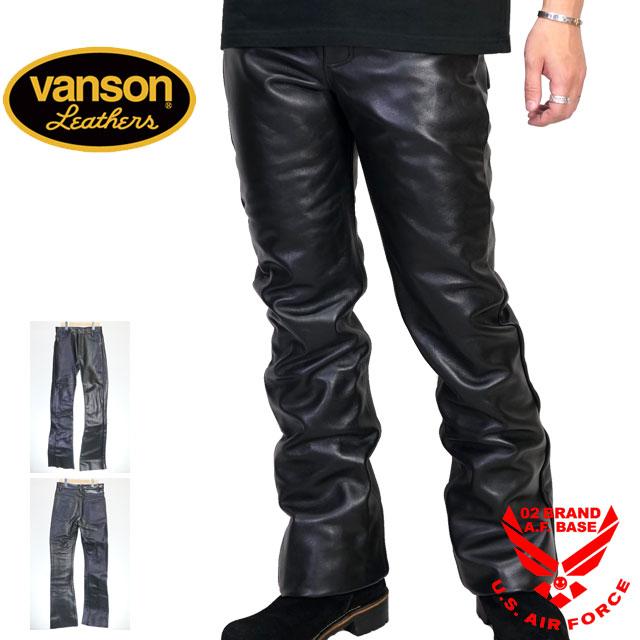 VANSON バンソン レザーブーツカットパンツ WOODSTOCK 本革 皮 VANSON バンソン レザーブーツカットパンツ WOODSTOCK 本革 皮