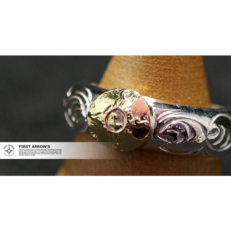 FIRST-ARROWS K18付唐草甲丸リング #23 リング | FIRST-ARROW's