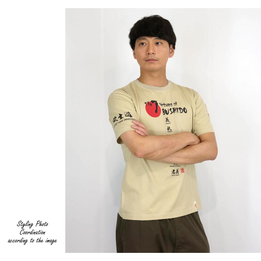 B-R-M 爆裂爛漫娘 爆裂爛漫娘 サムライスピリット 和柄 半袖Tシャツ