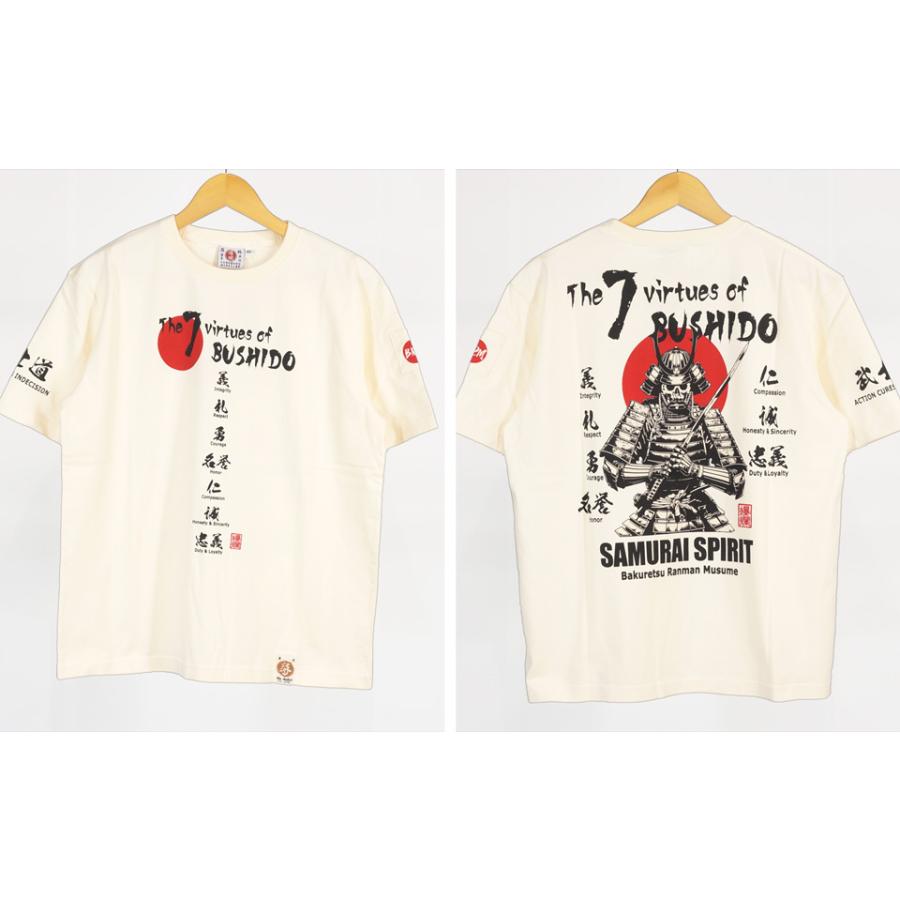 B-R-M 爆裂爛漫娘 爆裂爛漫娘 サムライスピリット 和柄 半袖Tシャツ