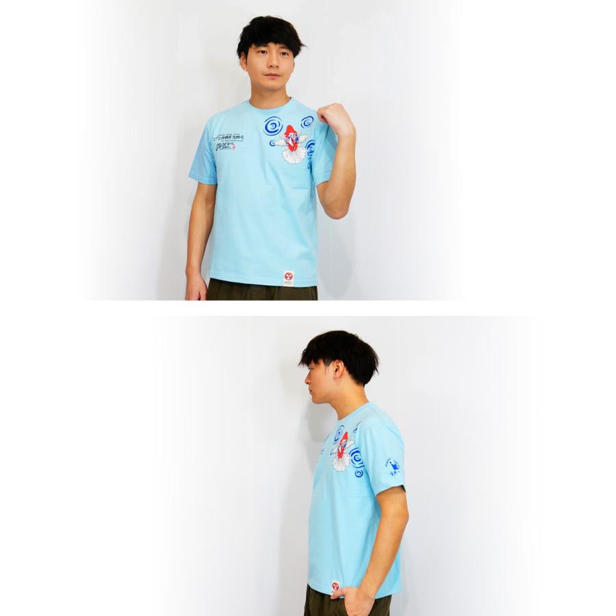 粋狂 江戸土佐錦鯉振興会 金魚 和柄 半袖Tシャツ メンズ 新作2026年