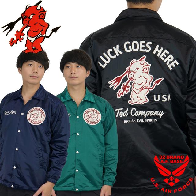 TEDMAN（テッドマン） LUCK GOES HERE 刺繍 コーチジャケット アウター