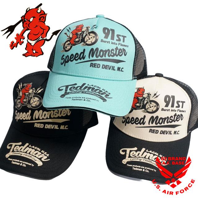 TEDMAN（テッドマン） SPEED MONSTER ツイル メッシュキャップ 帽子