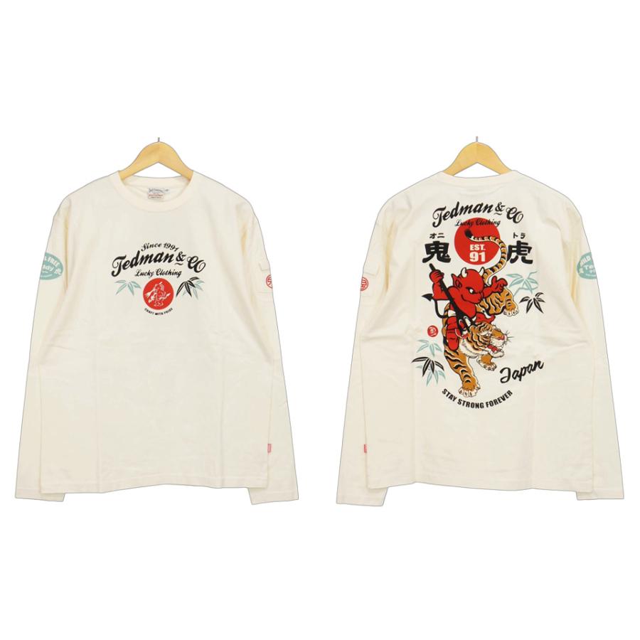 TEDMAN（テッドマン） 鬼虎 タイガーテッド 長袖Tシャツ ロンTee