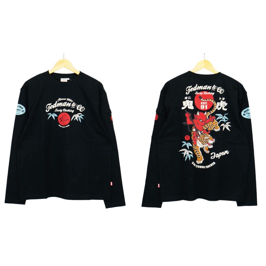 TEDMAN（テッドマン） 鬼虎 タイガーテッド 長袖Tシャツ ロンTee