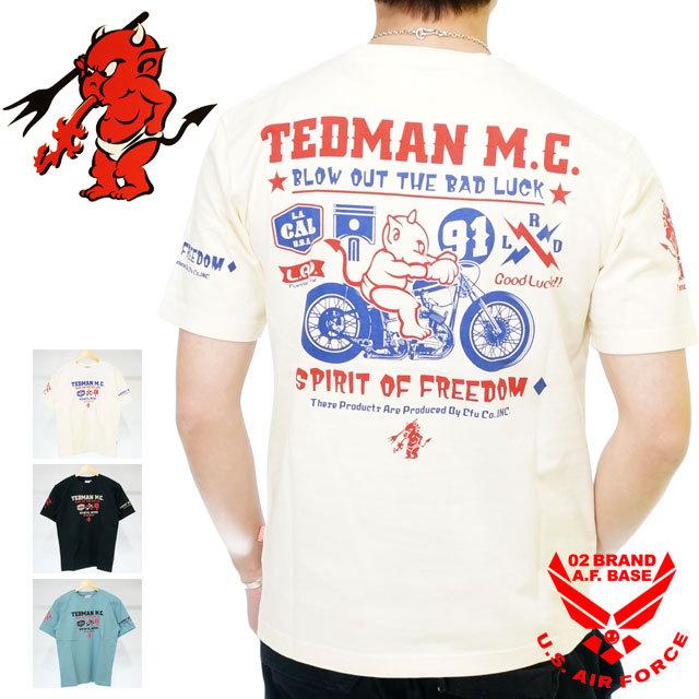アウトレットセール!!テッドマン テッドモーターサイクル 半袖Tシャツ メンズ 新作2022年モデル TEDMANS tdss-550｜02brand