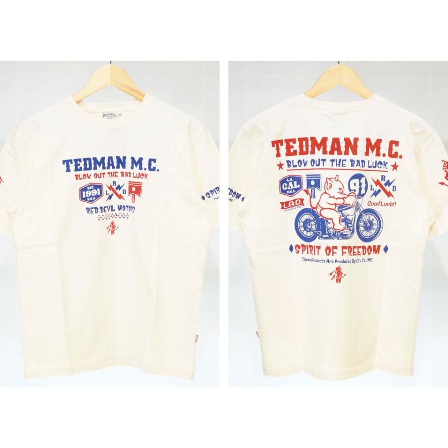 アウトレットセール!!テッドマン テッドモーターサイクル 半袖Tシャツ メンズ 新作2022年モデル TEDMANS tdss-550｜02brand｜08