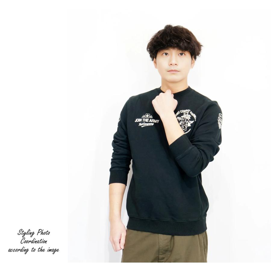 テッドマン U.S ARMY COMBAT スウェット トレーナー メンズ 新作2026年モデル TEDMANS tdsw-1200_15
