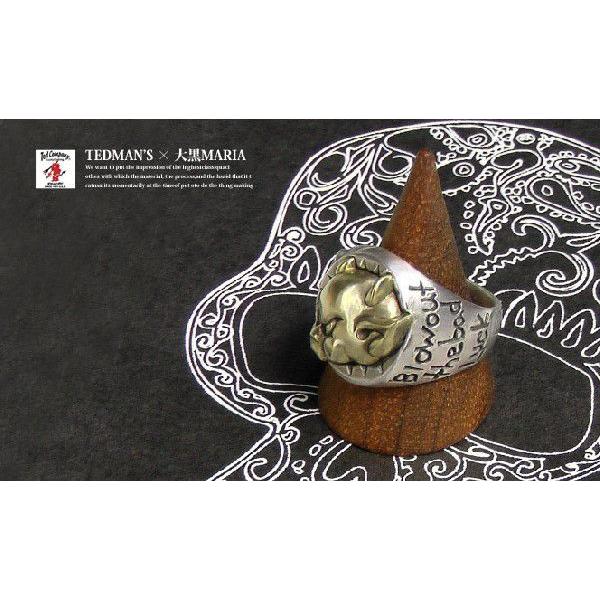テッドマン TEDMAN ×大黒マリア レリーフテッドリング ted-ring-02の画像
