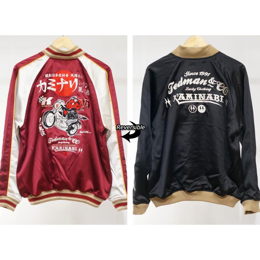 TEDMAN（テッドマン） カミナリモータース コラボ カミナリ麗心愚 刺繍