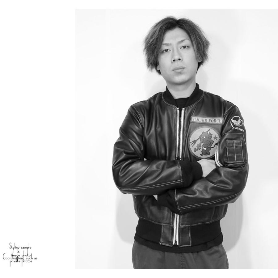 TEDMAN テッドマン U.S.A.F 中綿入り ラムレザー MA-1 ジャケット