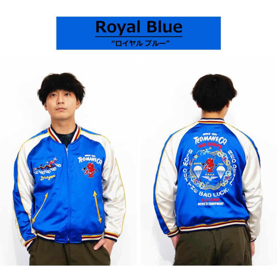 TEDMAN（テッドマン） ドラゴンサークル 刺繍 リバーシブルスカジャン