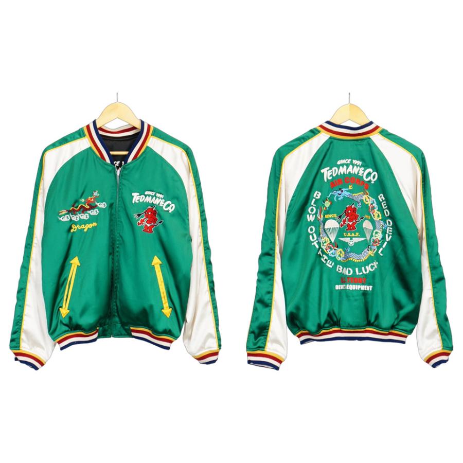 テッドマン ドラゴンサークル 刺繍 リバーシブルスカジャン アウター メンズ 新作2026年モデル TEDMANS tsk-061 | TEDMAN | 06