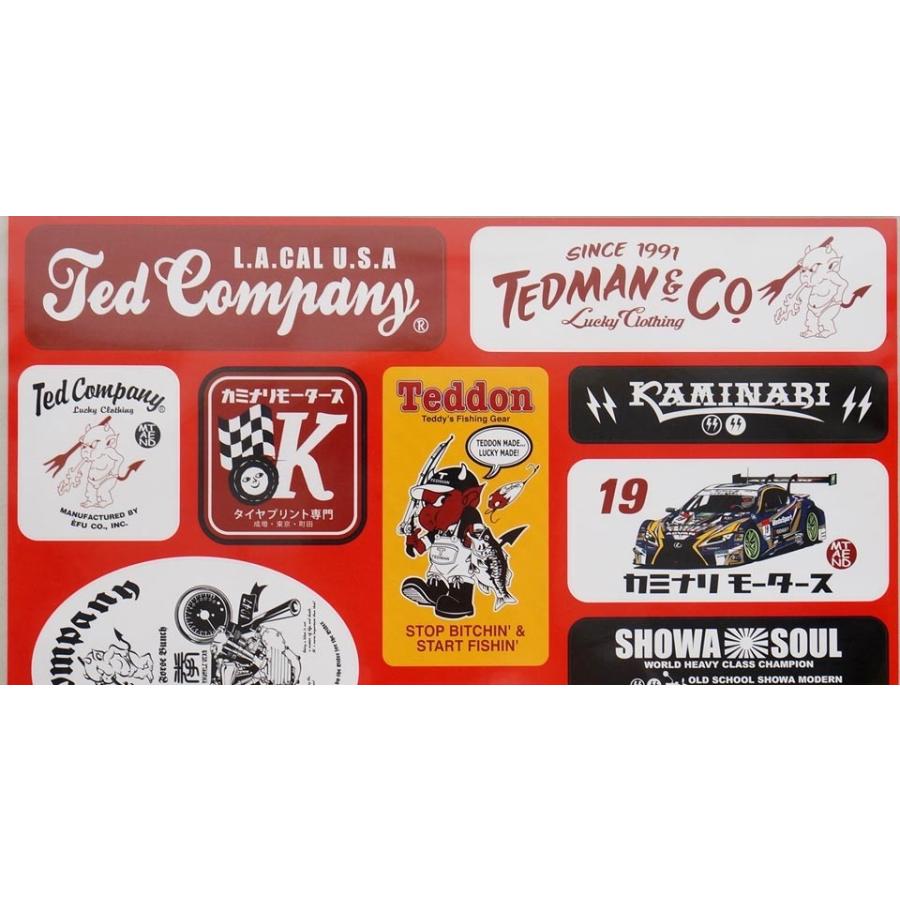 TEDMAN テッドマン ステッカー カミナリ KAMINARI tss-5000