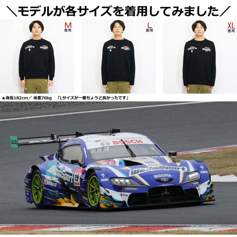 テッドマン ウェッズ BANDOH コラボ GT500 ピットクルー ナンバリング19 ルーズサイズ スウェットトレーナー メンズ 新作2025-2026年モデル TEDMANS wsbsw-01_14