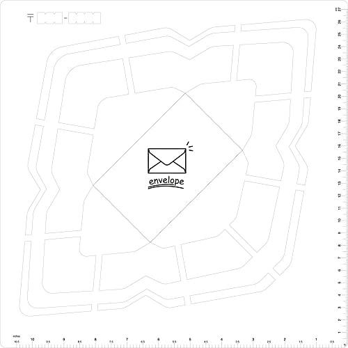 呉竹 テンプレート 封筒 手作り SBTP1219 洋形