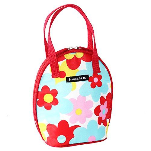 ハンナフラ Hanna Hula 保温保冷 ツインマグポーチ ポップフラワー
