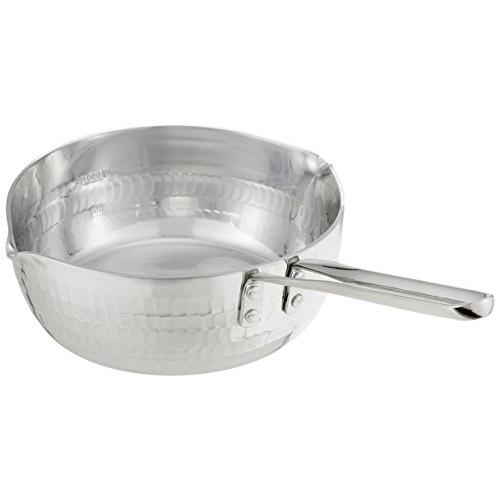 遠藤商事 業務用 TKG 雪平鍋 19cm 共柄厚板 IH対応 本体アルミニウム合金底ステンレス板取っ手材質はステンレス SUS304 AYK