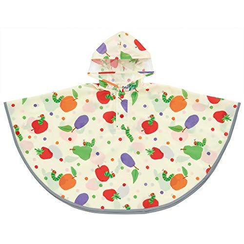 スケーター (skater) レインポンチョ キッズ 子供用 レインコート はらぺこあおむし 適応身長80-100cm RAPO2