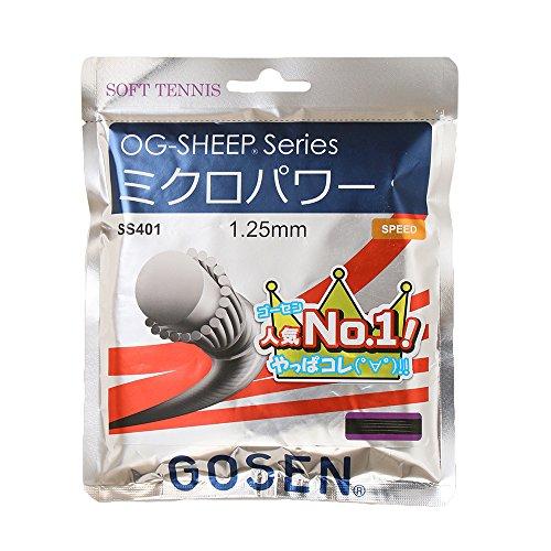 ゴーセン (Gosen) ソフトテニスガット OG-SHEEP series ミクロパワー ブラック SS401