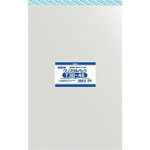 シモジマ ヘイコー 透明 OPP袋 クリスタルパック テープ付 30×46cm 100枚 T3046 006741300