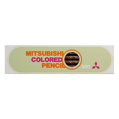 三菱鉛筆 色鉛筆 880単色 ちゃいろ 1ダース K880.21